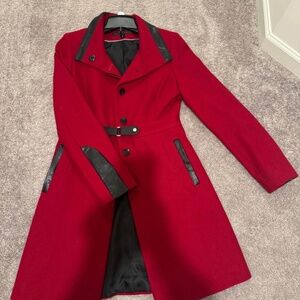 Via Spiga Red Winter Women's Coat